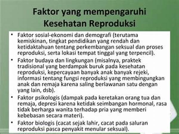 Faktor Lingkungan Mempengaruhi Reproduksi