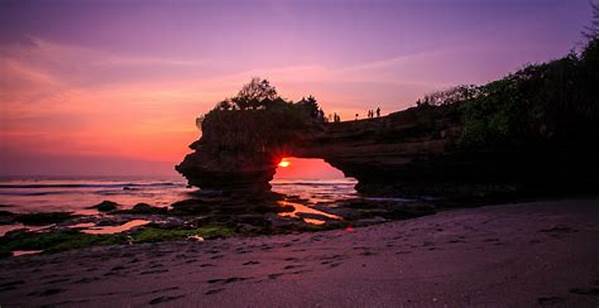Pemandangan Matahari Terbenam Tanah Lot