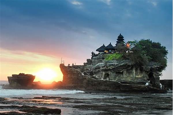 Pemandangan Sunset Dari Tanah Lot