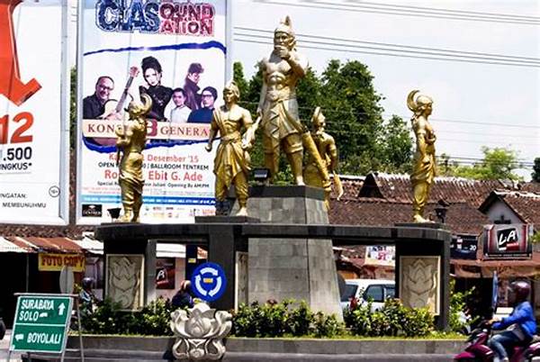Mengunjungi Patung Lima Pandawa