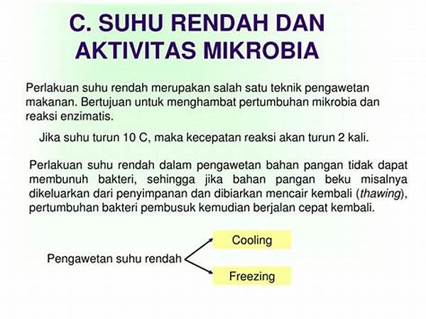 Respon Metabolik Organisme Pada Suhu Rendah