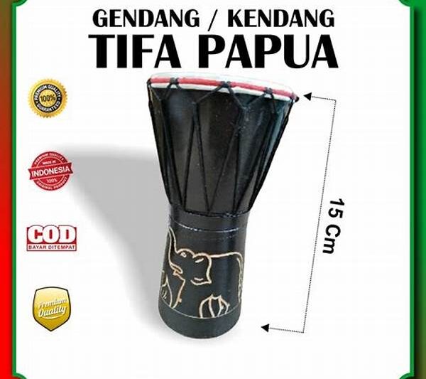 Tifa Papua Alat Perkusi