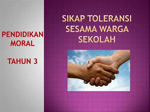 Pendidikan Toleransi Bagi Warga