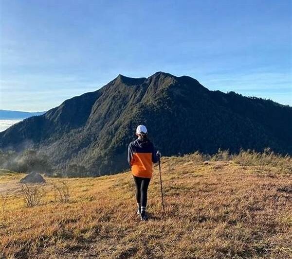 Trekking Menantang Di Lereng Gunung