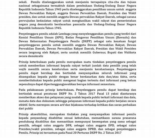 Hak Suara Dan Aksesibilitas Pemilih