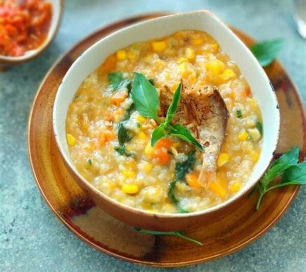 Cara Membuat Bubur Manado
