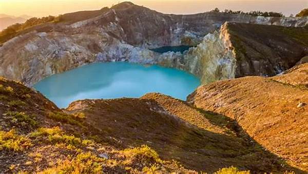 Warna Air Kawah Danau Vulkanik